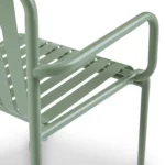 Sarek Outdoor Stackable Dining Armchair - Khaki Green