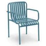 Sarek Outdoor Stackable Dining Armchair - Peacock Blue