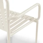 Sarek Outdoor Stackable Dining Armchair - Taupe