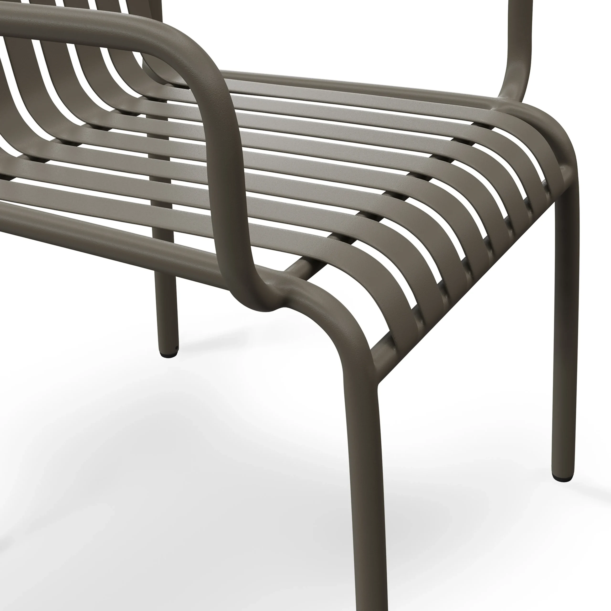 Sarek Outdoor Stackable Dining Armchair - Warm Stone - Image 10