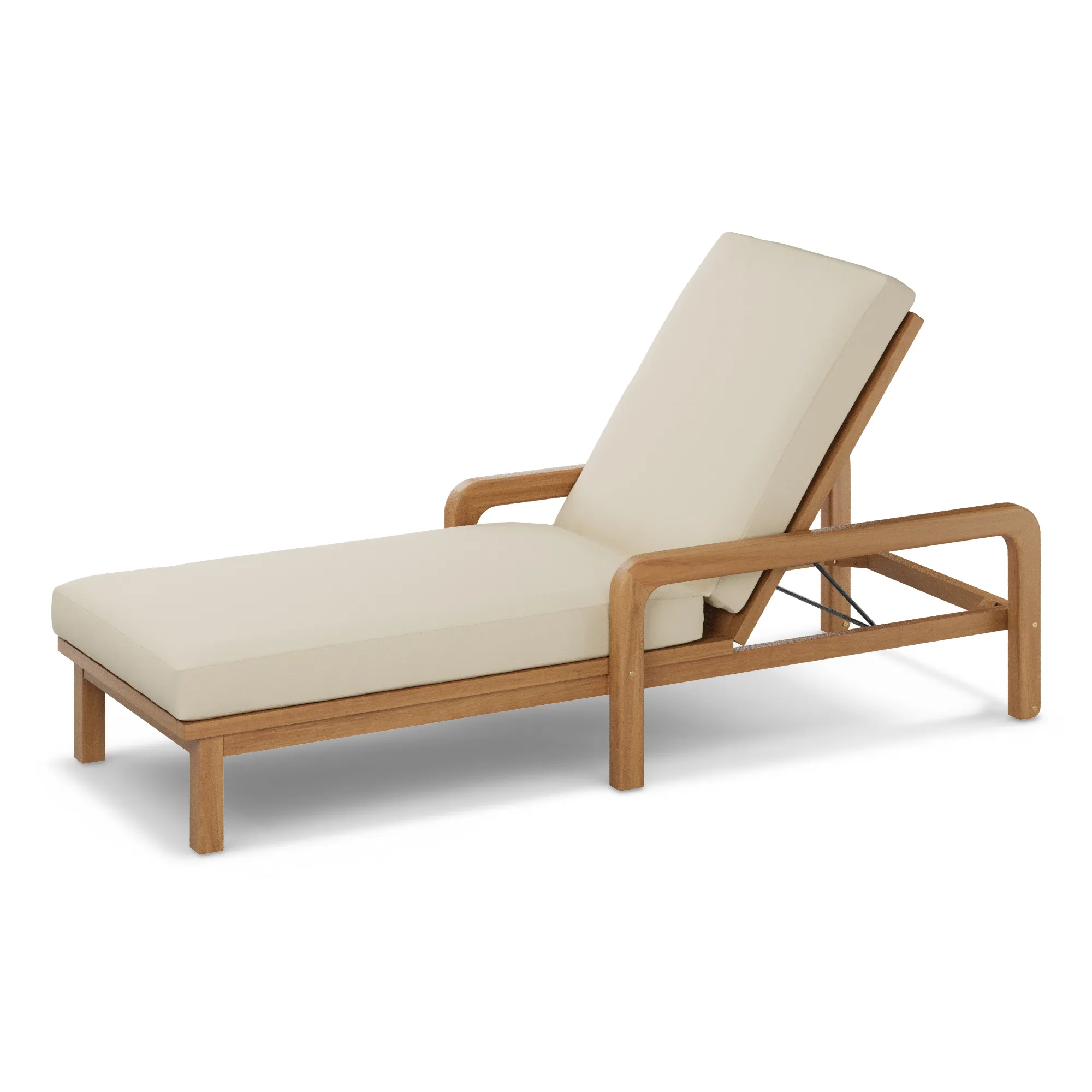 Laholm 78_ Outdoor Chaise Lounge - Dravite Ivory - Image 16
