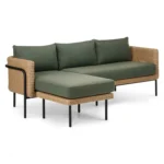 Aby 88_ Outdoor Reversible Sectional - Dravite Green