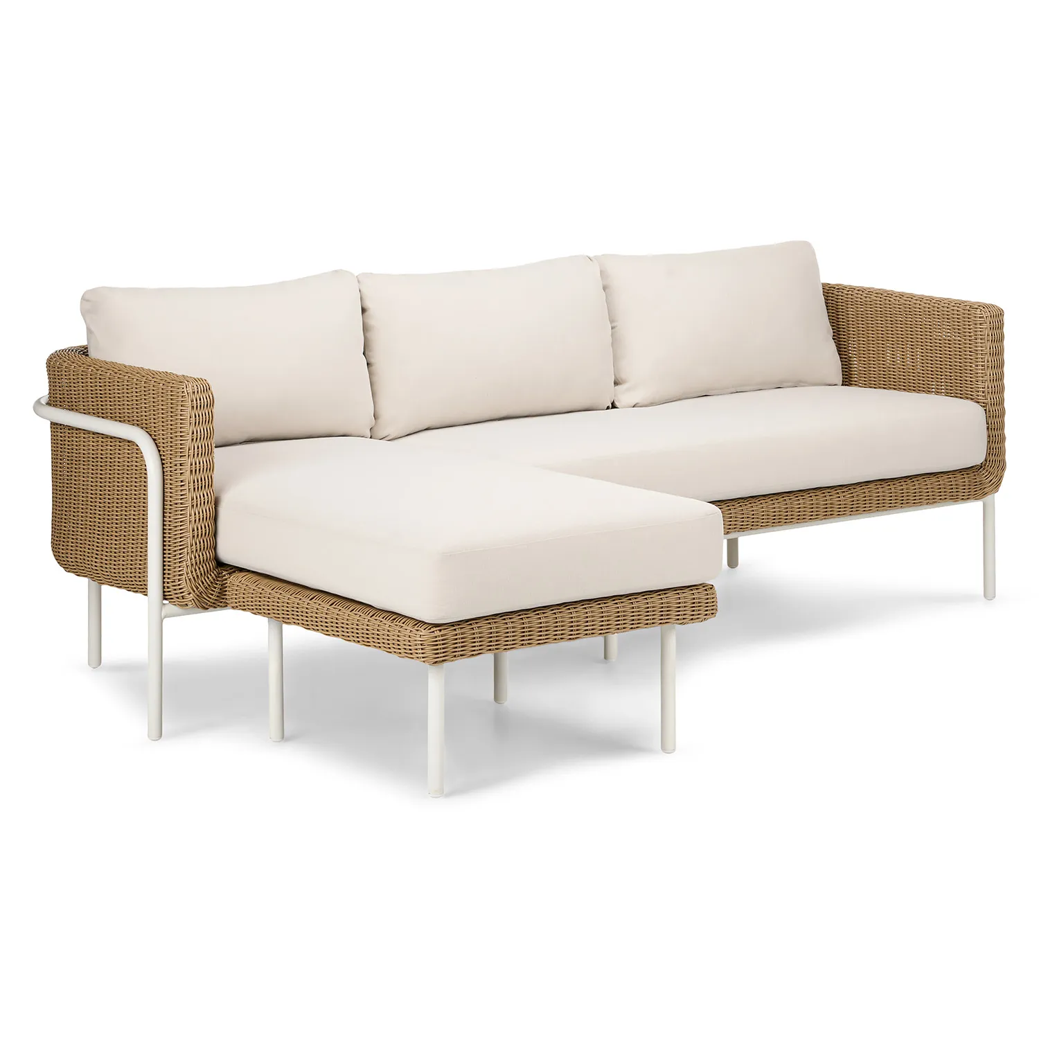 Aby 88_ Outdoor Reversible Sectional - Dravite Ivory - Image 6