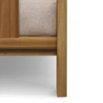 Cove 102.75_ Outdoor Armless Modular Sectional - Basket Beige