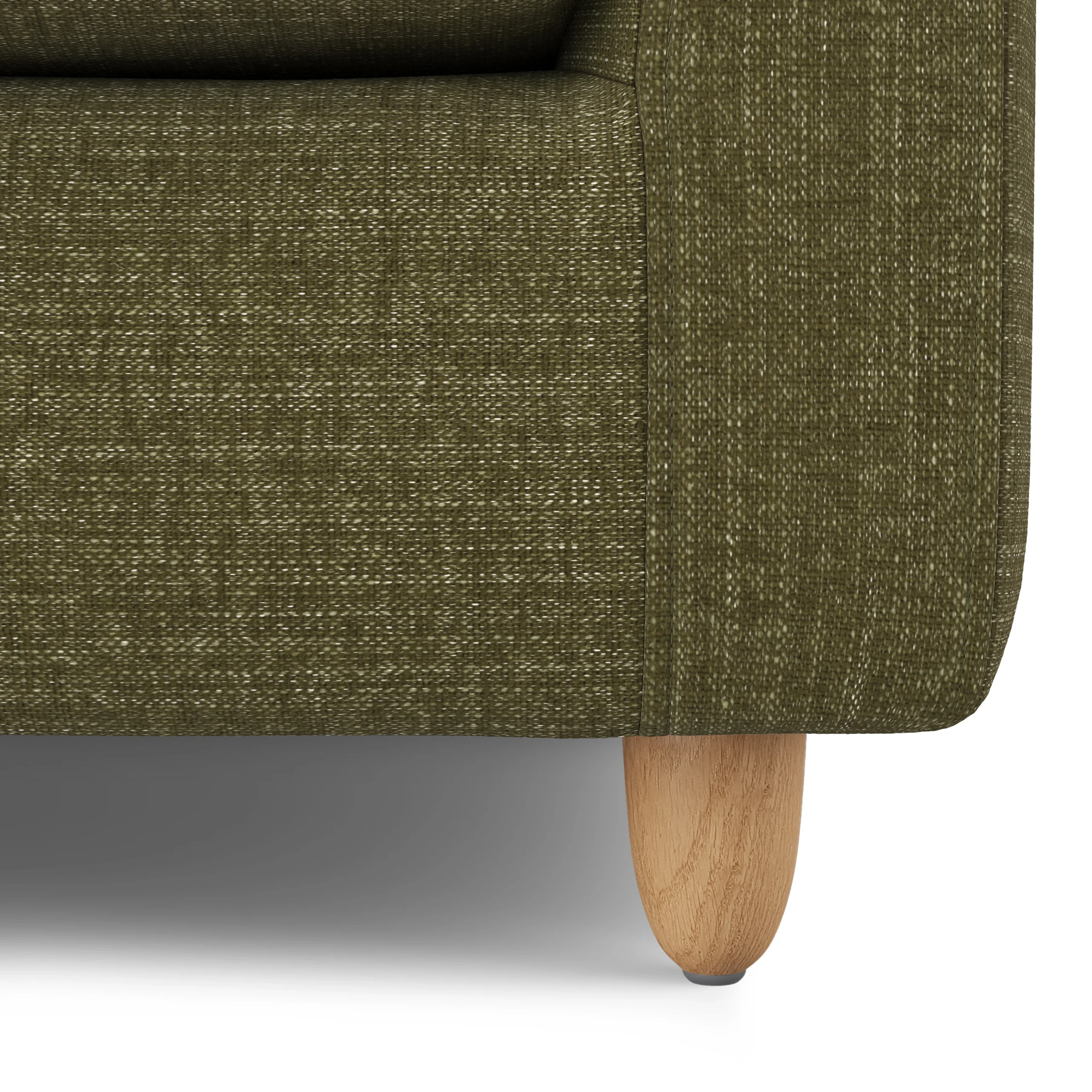 Vati 80_ Right Storage Sectional -  Natural Oak and Napa Moss - Image 4