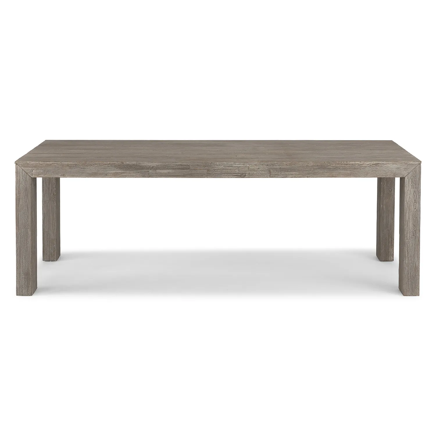 Atica 86.5_ Outdoor Dining Table - Washed Acacia - Image 9