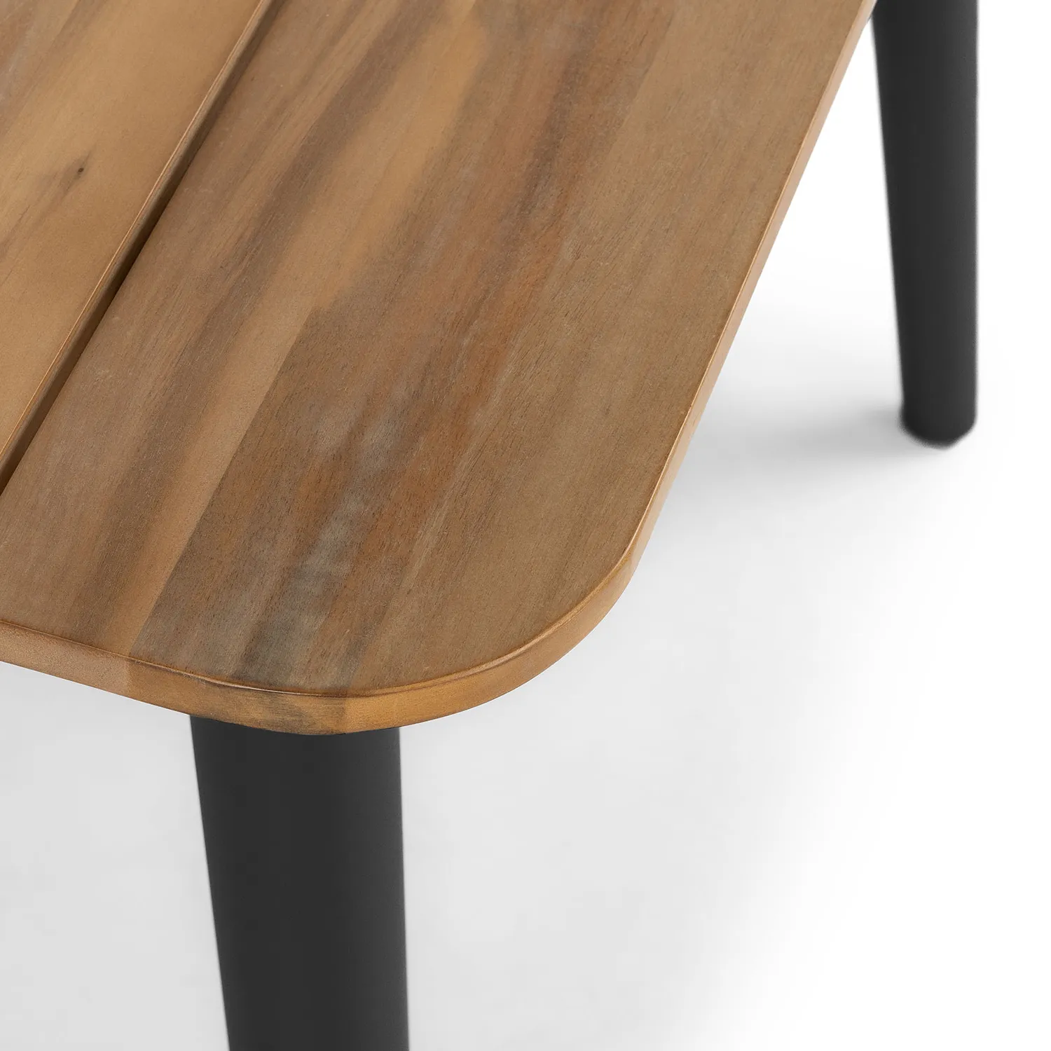 Latta 94.5_ Outdoor Dining Table - Slate Gray - Image 9