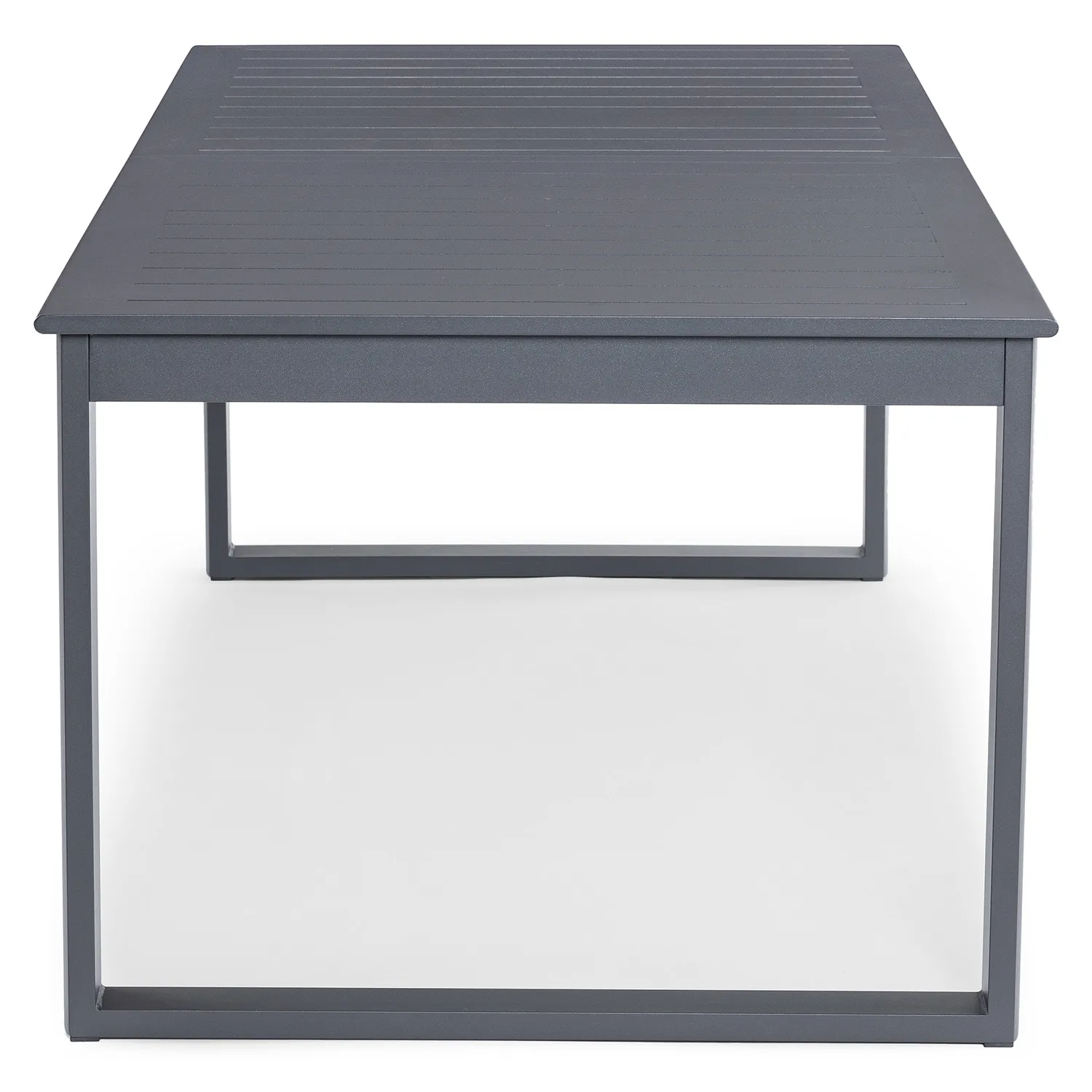 Ofer 80.25_ - 104.75_ Outdoor Extendable Dining Table - Dark Gray - Image 19