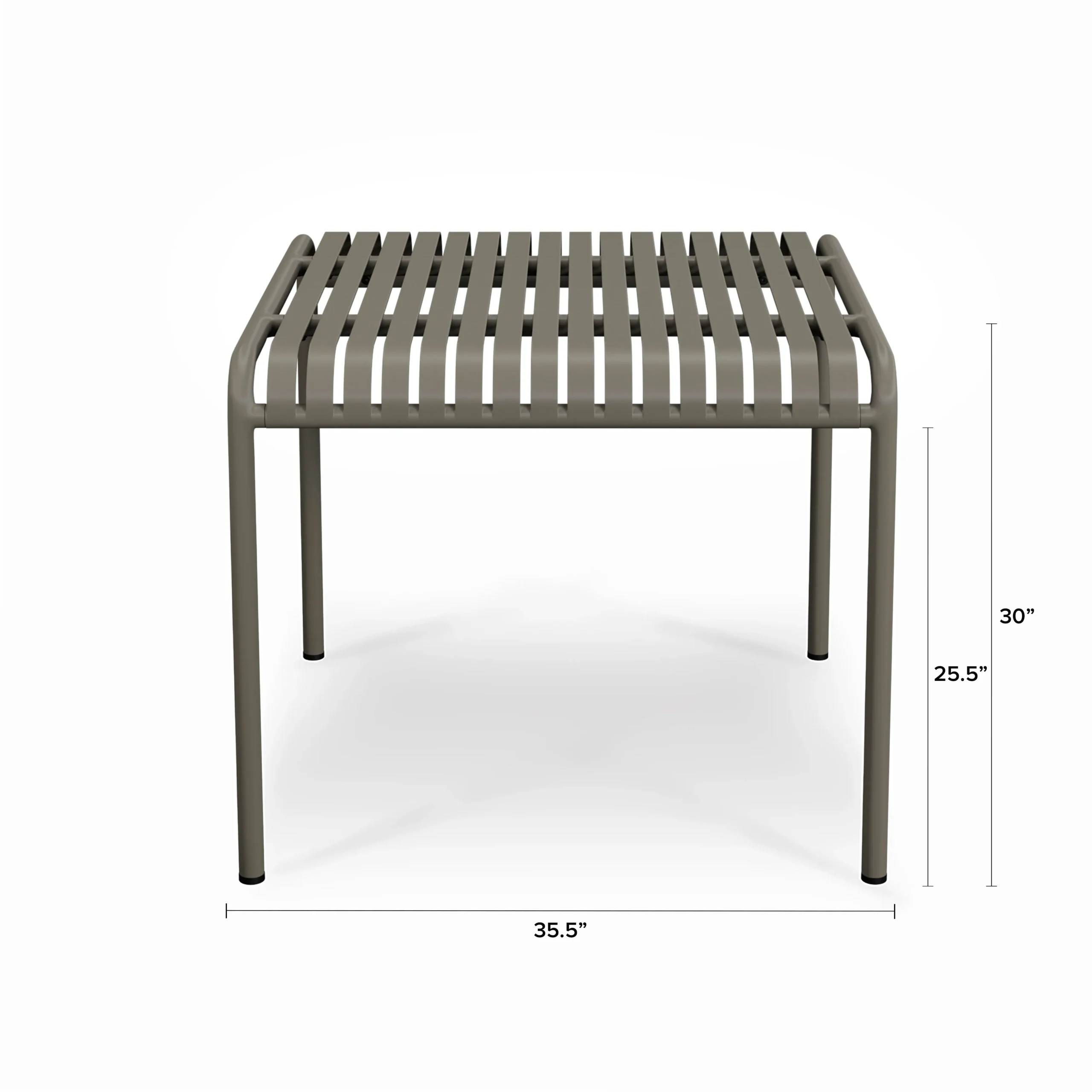 Sarek 35.5_ Outdoor Dining Table - Warm Stone - Image 2