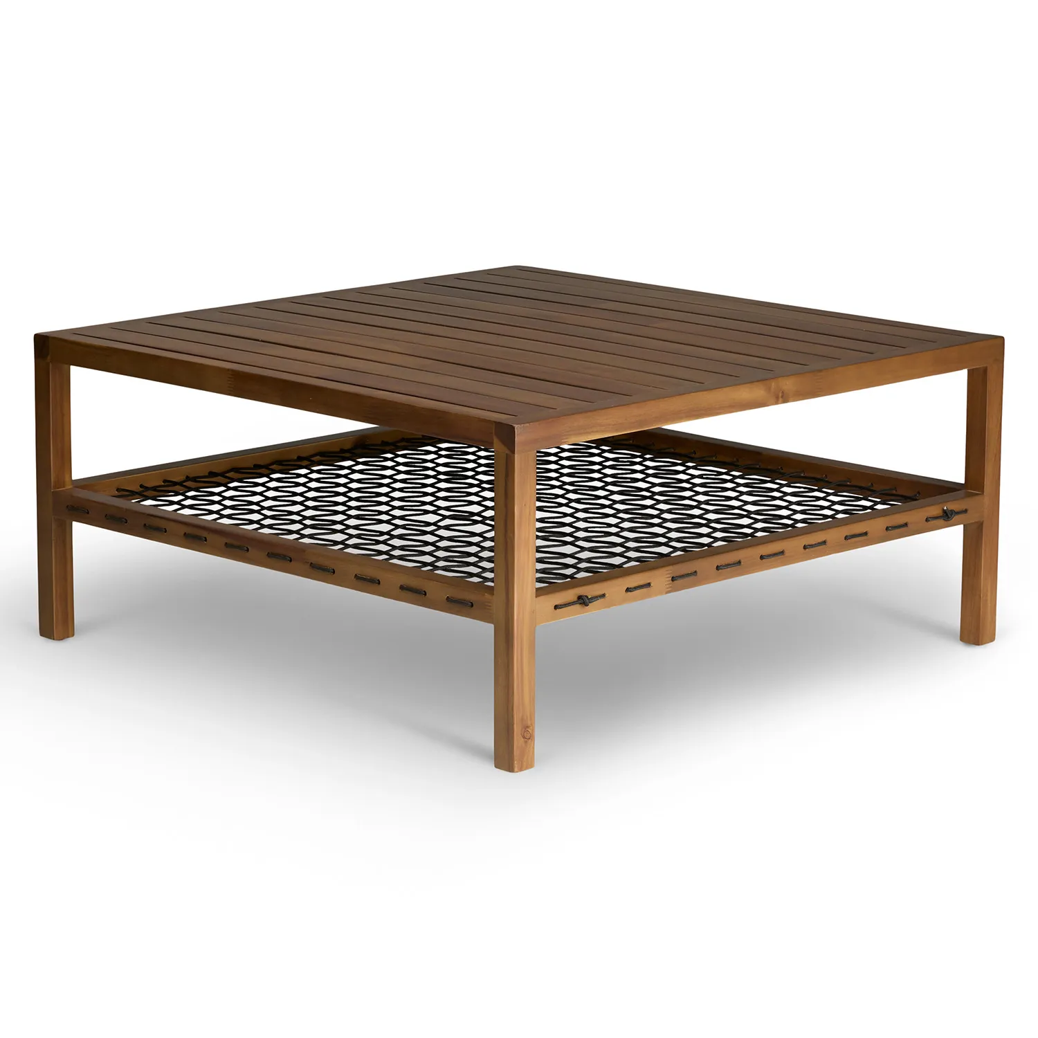 Callais 35.5_ Outdoor Coffee Table - Latte Brown - Image 3