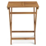 Elanora Outdoor Folding Cafe Table - Light Acacia