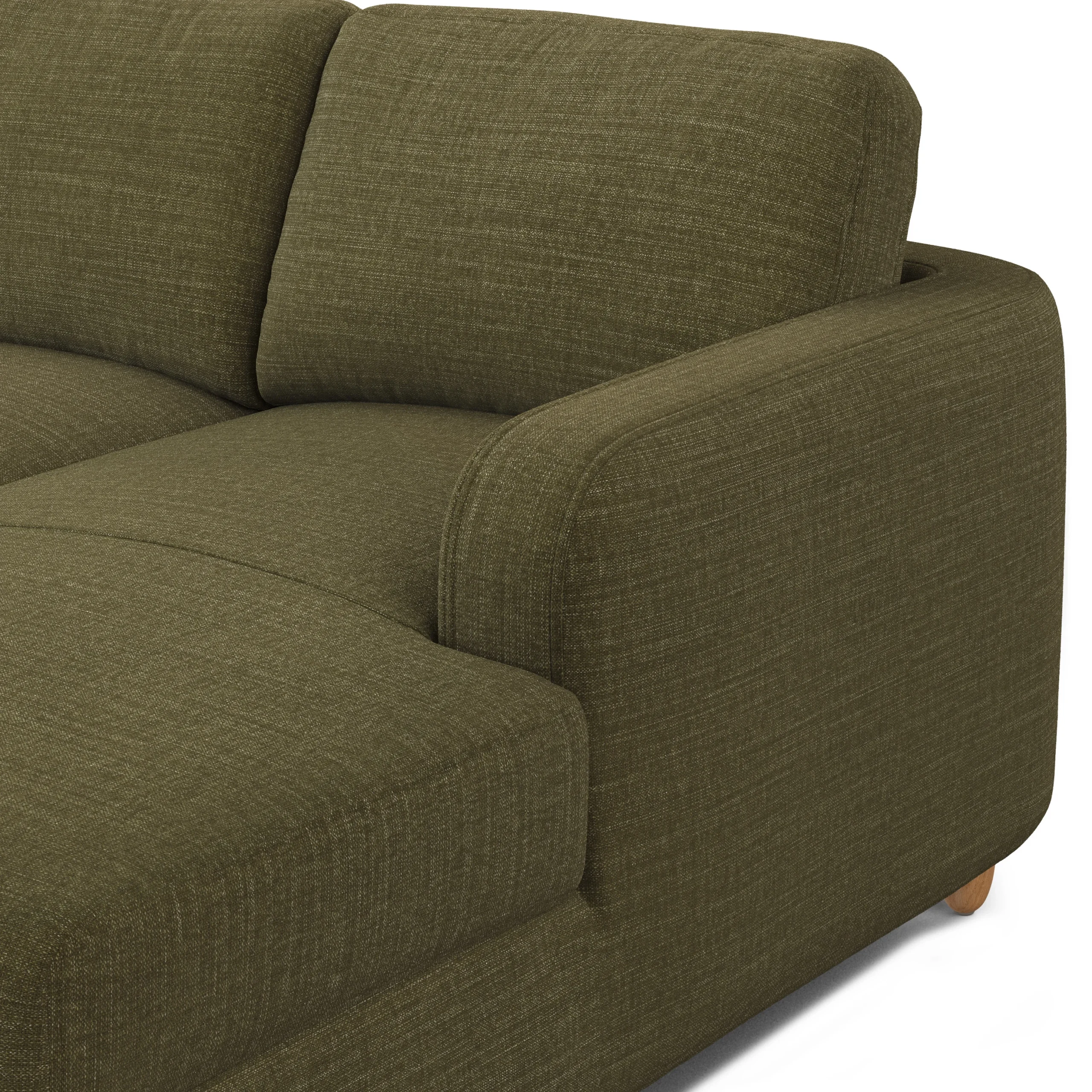 Vati 90.5_ Right Storage Sectional - Napa Moss - Image 5