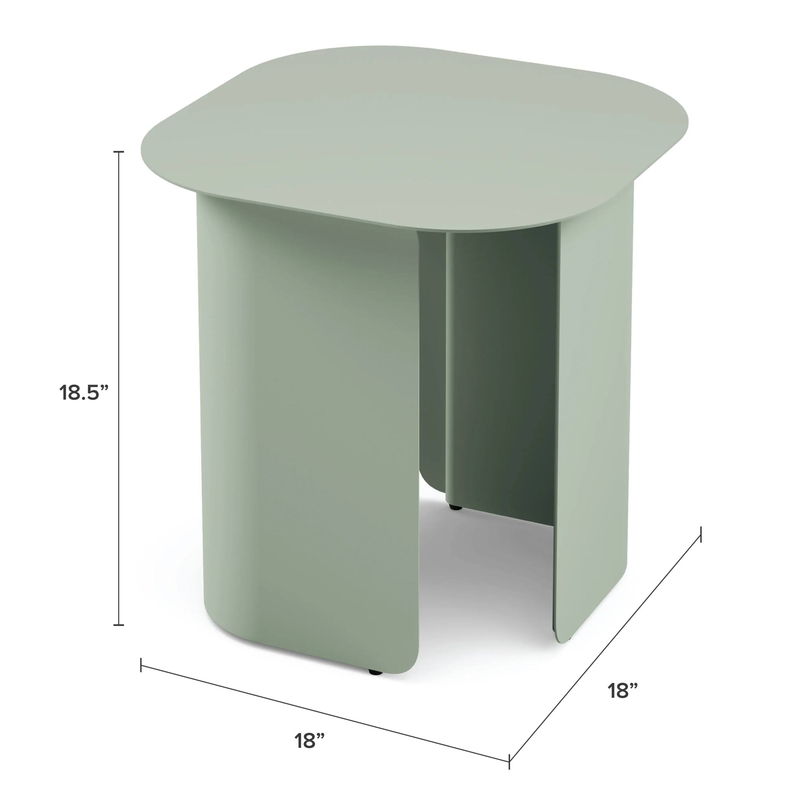 Skane Outdoor Side Table - Green - Image 2