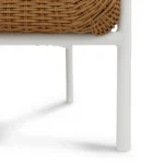 Aby 69.5_ Outdoor Loveseat Set - Dravite Ivory