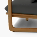 Laholm 70_ Outdoor Loveseat - Dravite Black