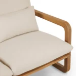 Laholm 88_ Outdoor Sofa - Dravite Ivory