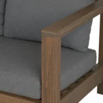 Palmera 80_ Outdoor Sofa - Dravite Black