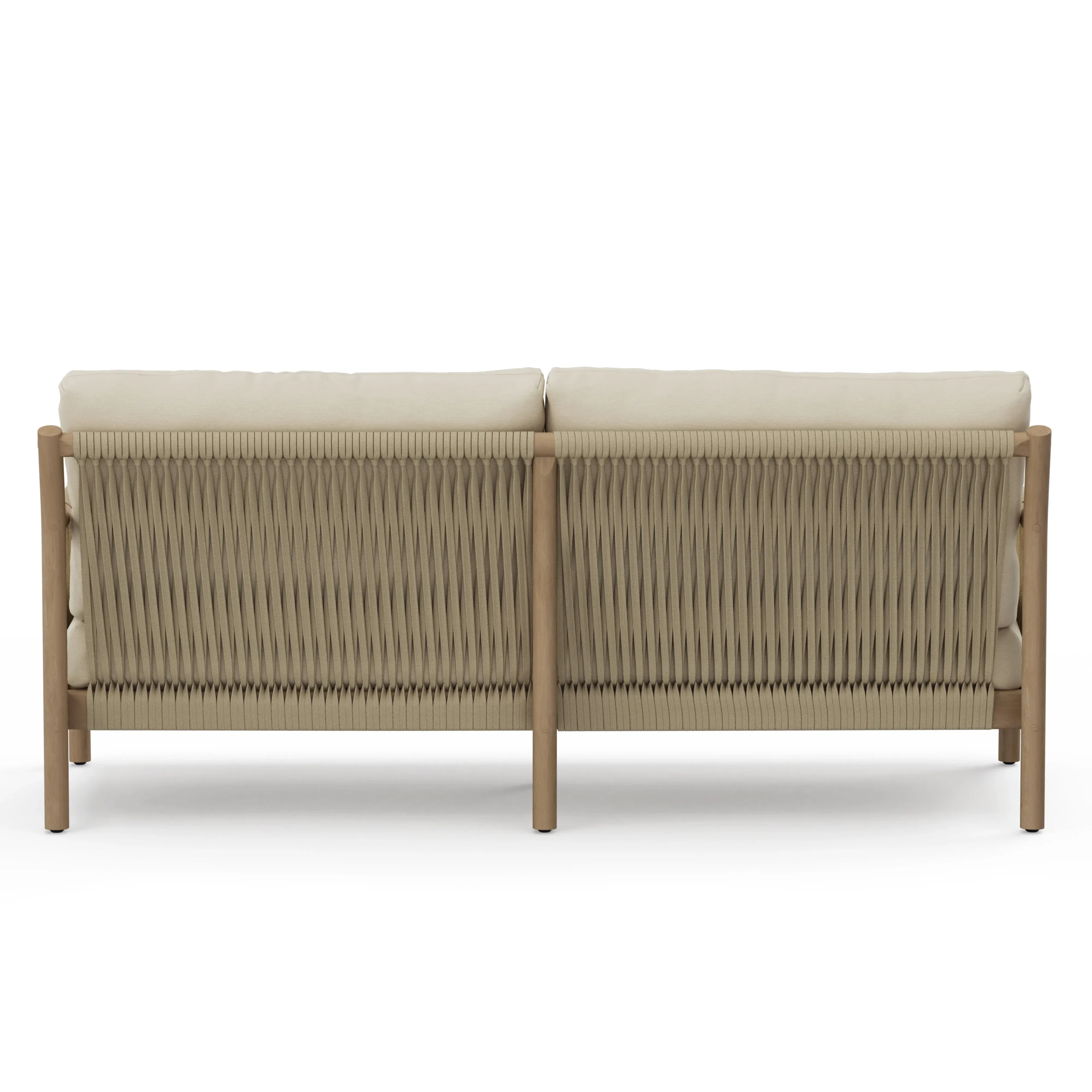 Rosa 80_ Outdoor Sofa Lounge Set - Dravite Ivory - Image 5