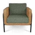 Aby 33_ Outdoor Lounge Chair - Dravite Green