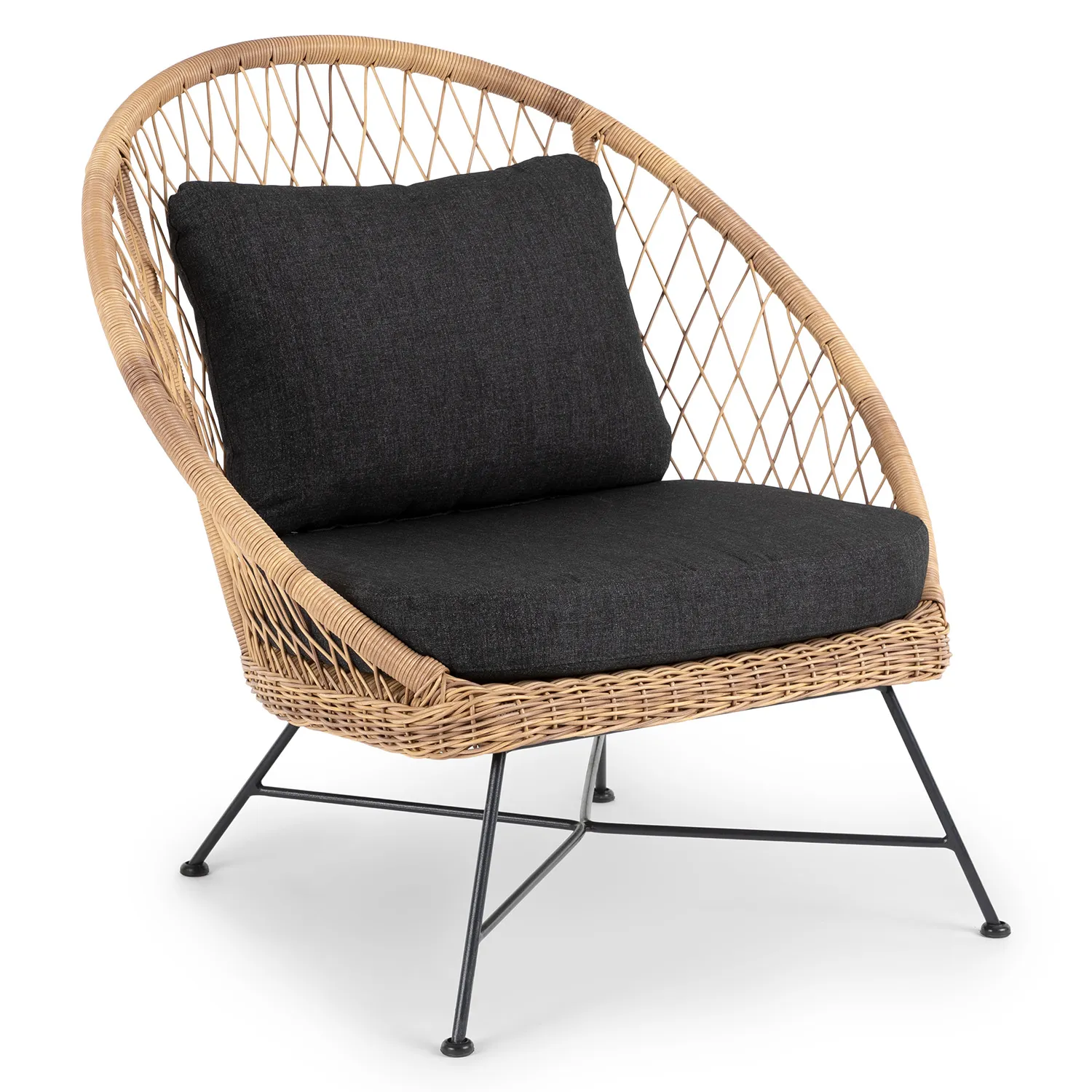 Aeri 37_ Outdoor Lounge Chair - Slate Gray - Image 16