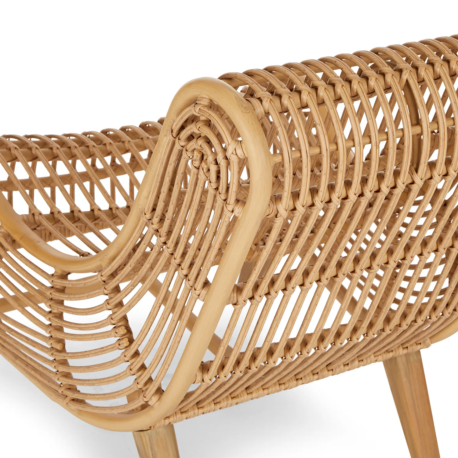 Calova 28_ Outdoor Lounge Chair - Resin Wicker - Image 5