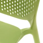 Dot Outdoor Stackable Dining Chair - Citrus Green