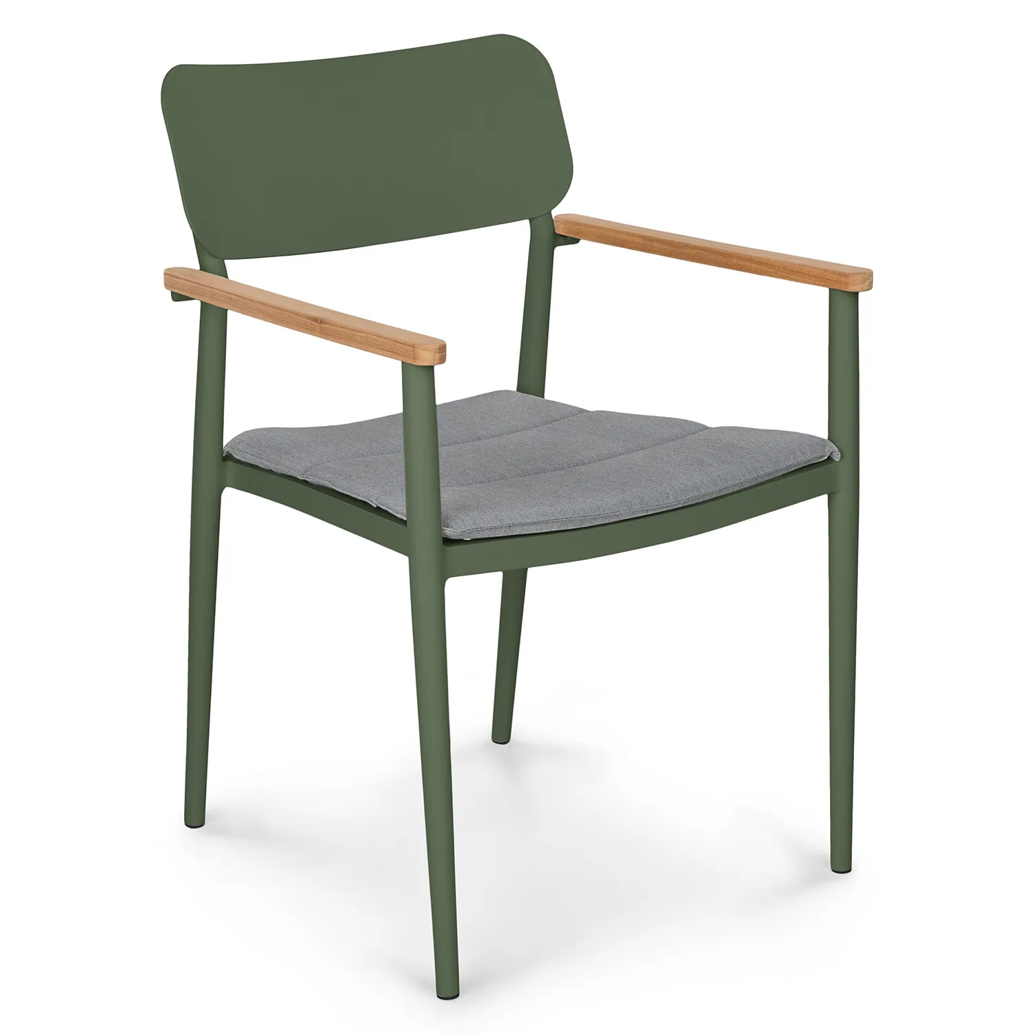 Elan Outdoor Stackable Dining Chair - Green - Image 7