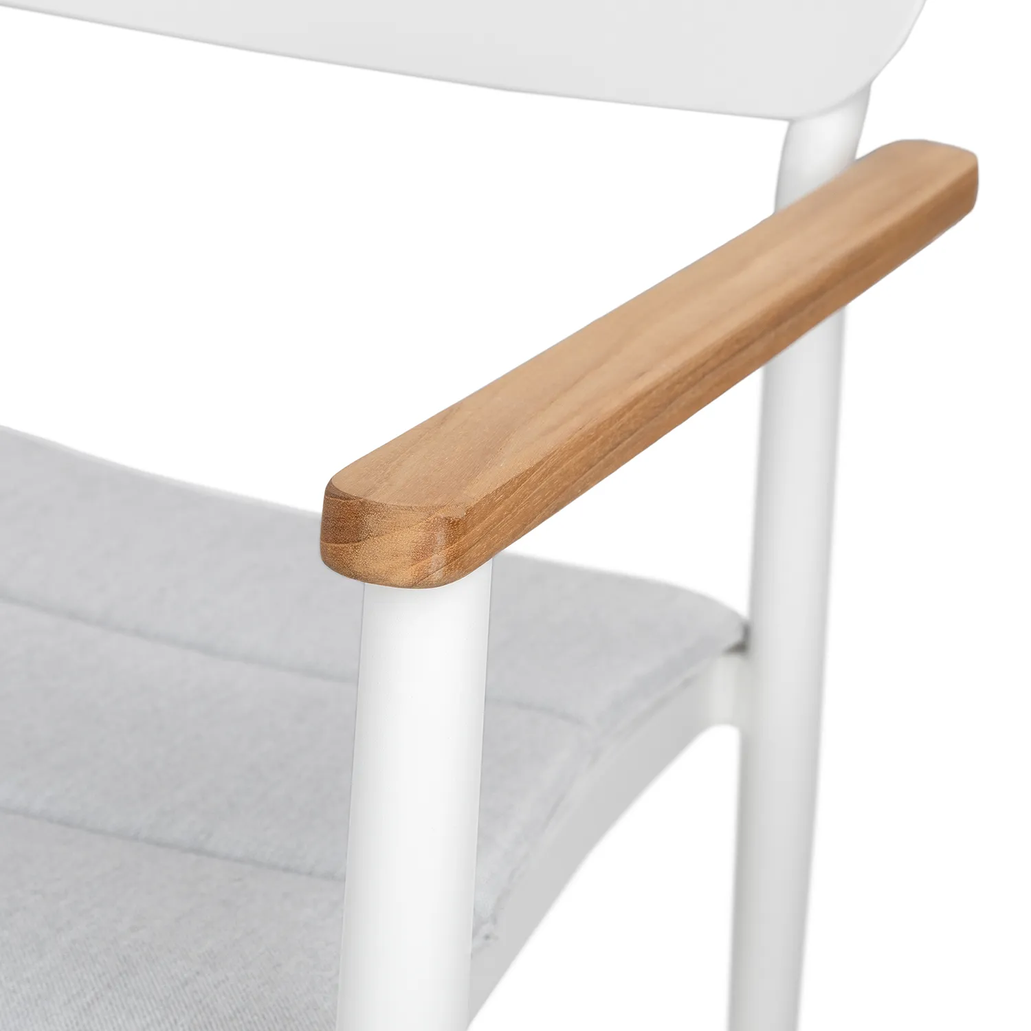 Elan Outdoor Stackable Dining Chair - White - Image 8
