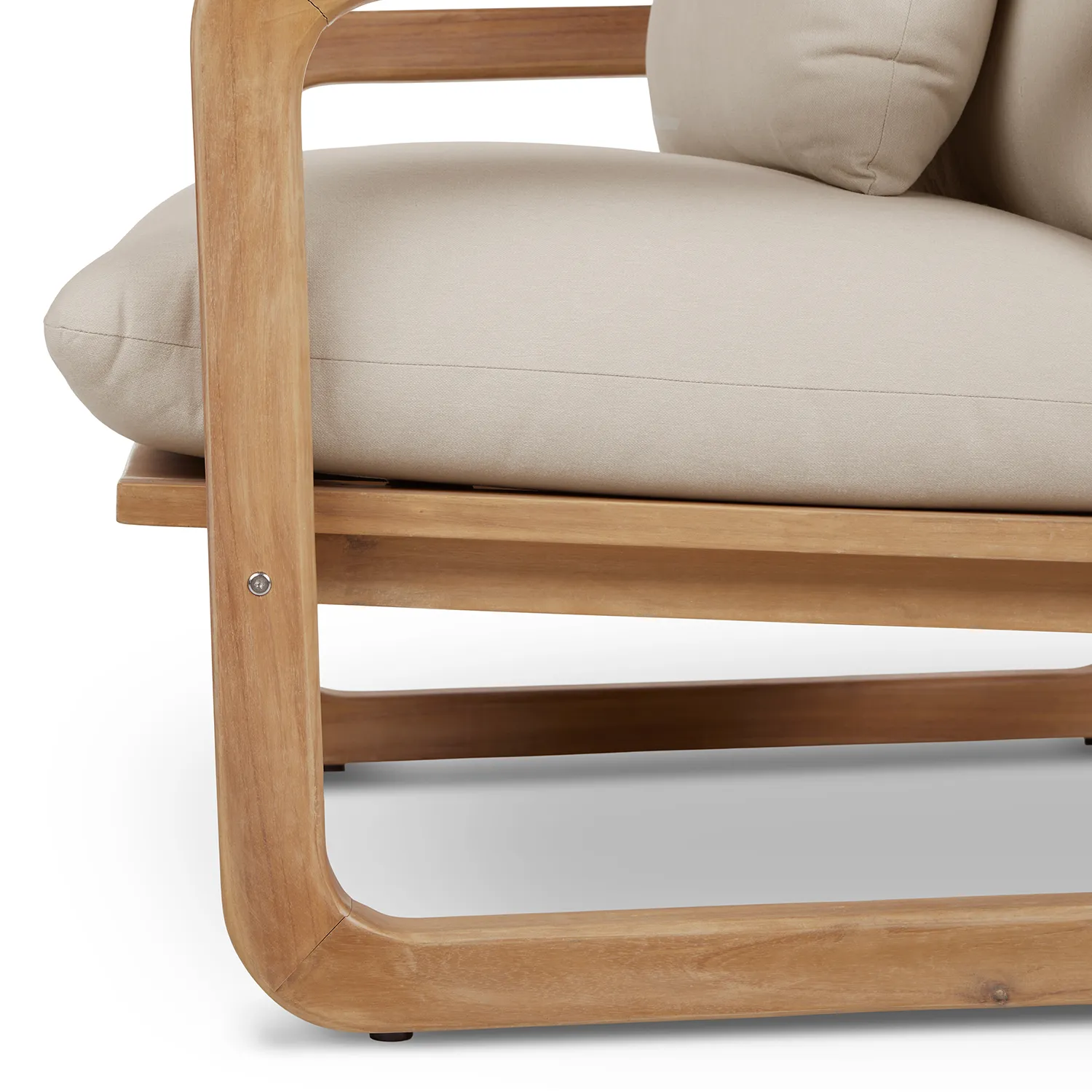 Laholm 36.5_ Outdoor Lounge Chair - Dravite Ivory - Image 8