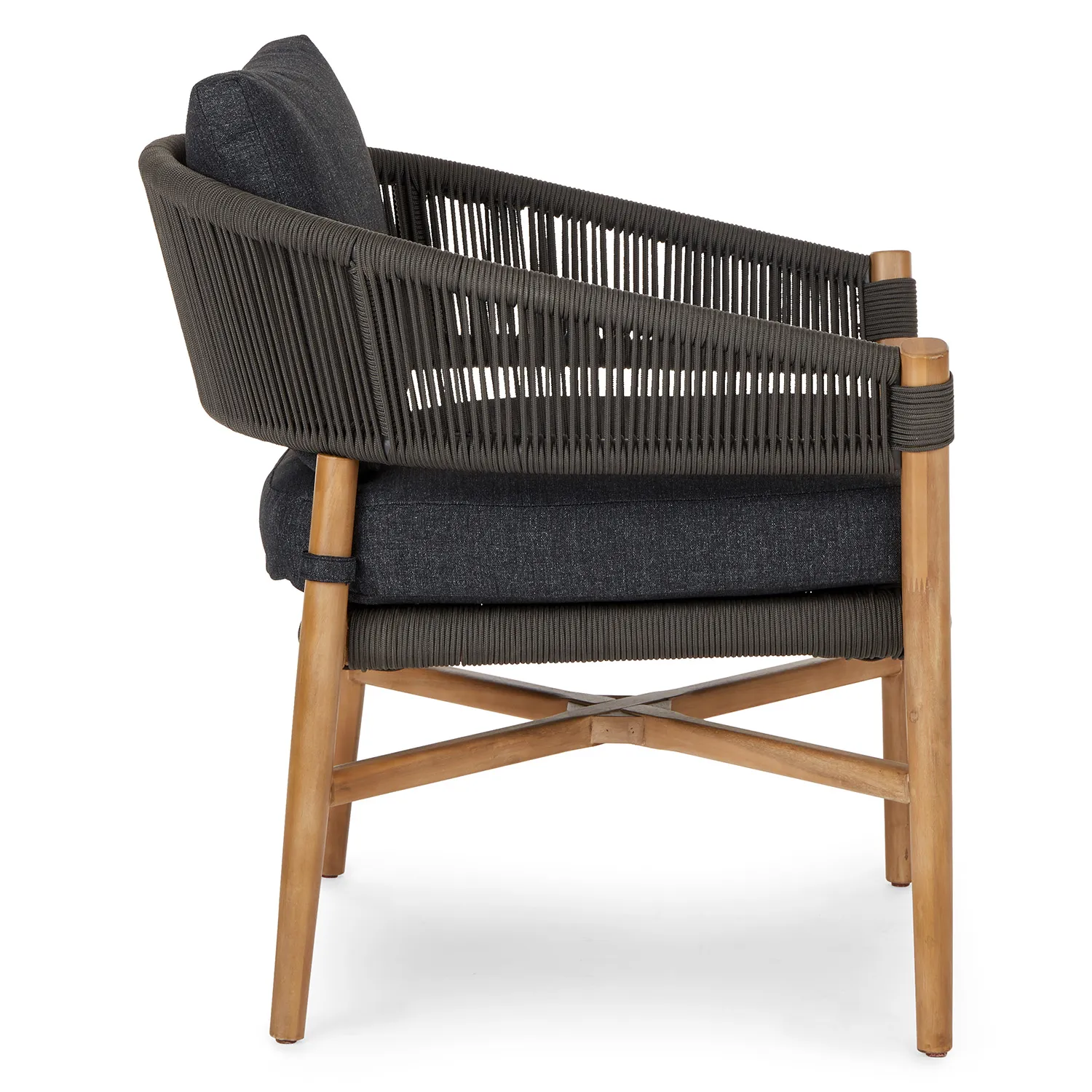 Makali 27_ Outdoor Lounge Chair - Slate Gray - Image 8