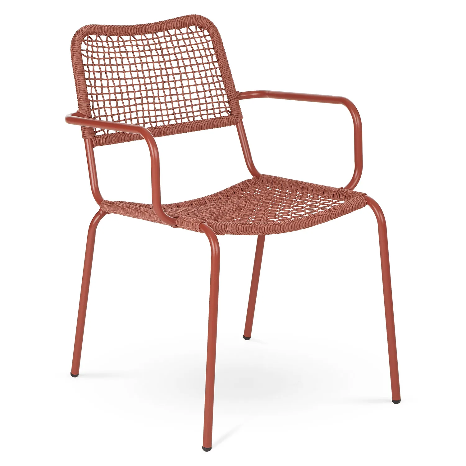 Manna Outdoor Dining Chair - Sonoma Red - Image 11