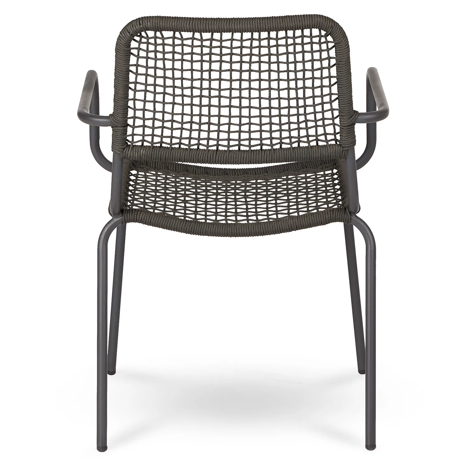 Manna Outdoor Dining Chair - Thunder Black - Image 5