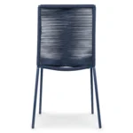 Zina Outdoor Stackable Dining Chair - Indigo Blue