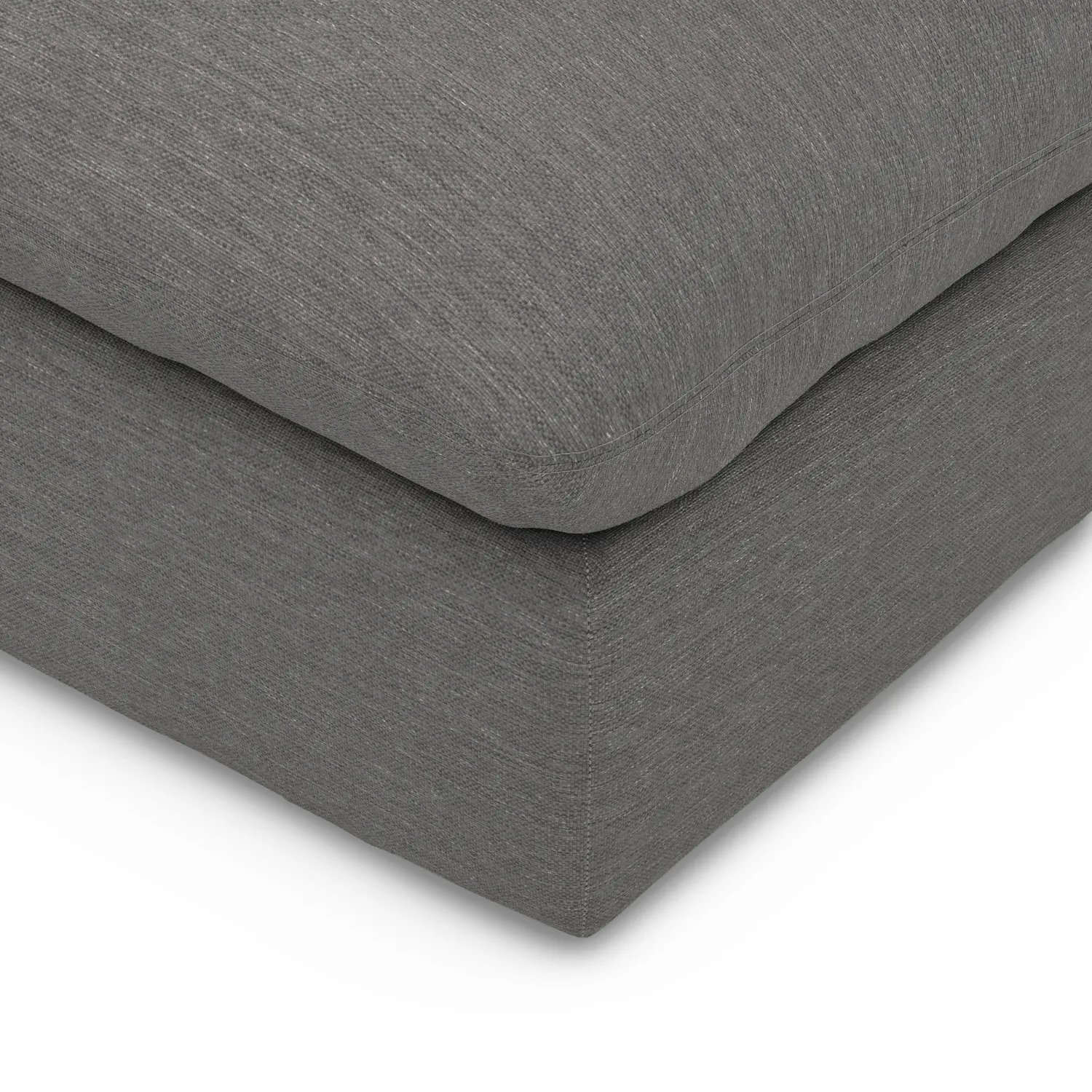 Leigh 39.5_ Armless Chair Module - Silver Gray - Image 6