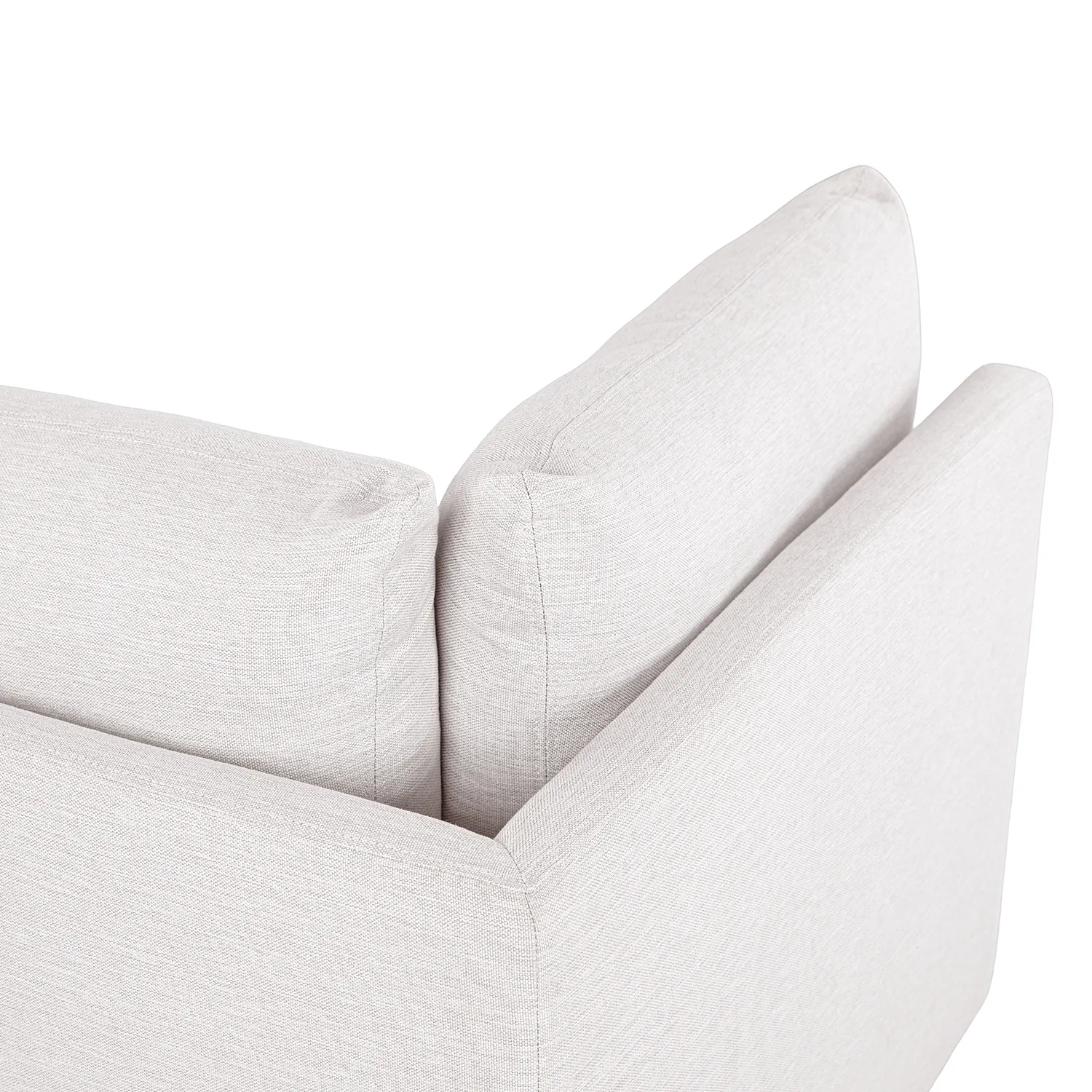 Leigh 41_ Corner Chair Module - Silver Ivory - Image 8