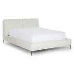 Abisko Queen Upholstered Bed - Quartz White