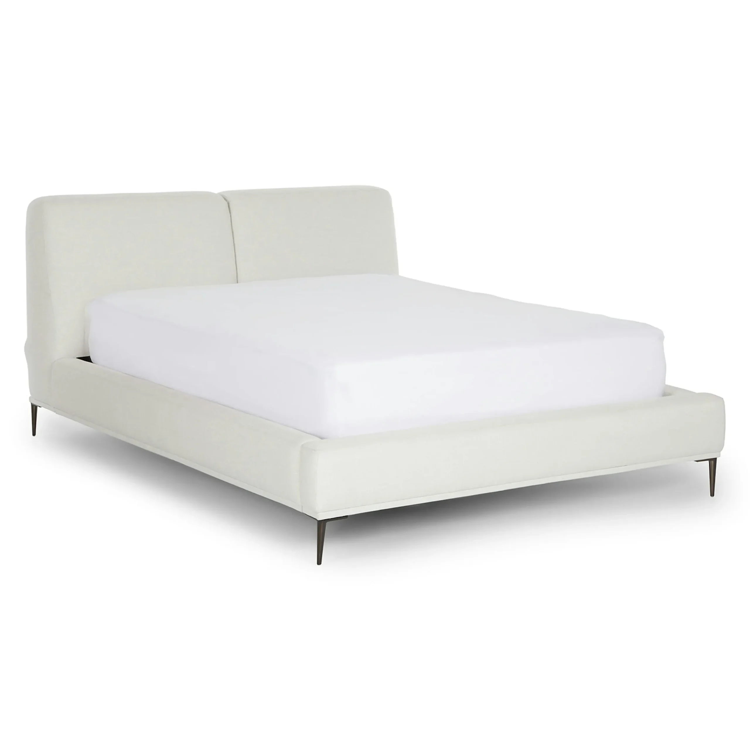 Abisko Queen Upholstered Bed - Quartz White - Image 5