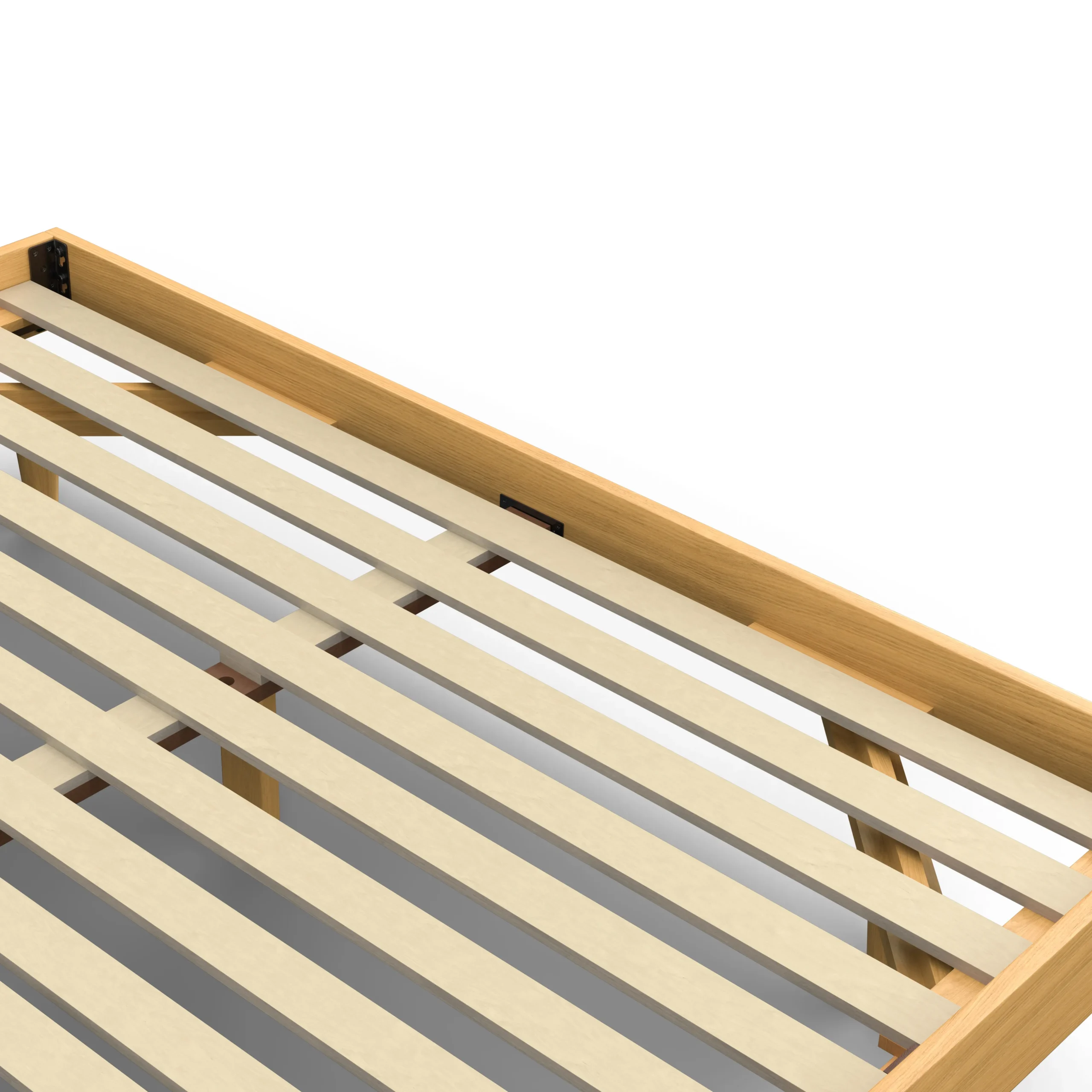 Basi King Bed Frame - Oak - Image 6