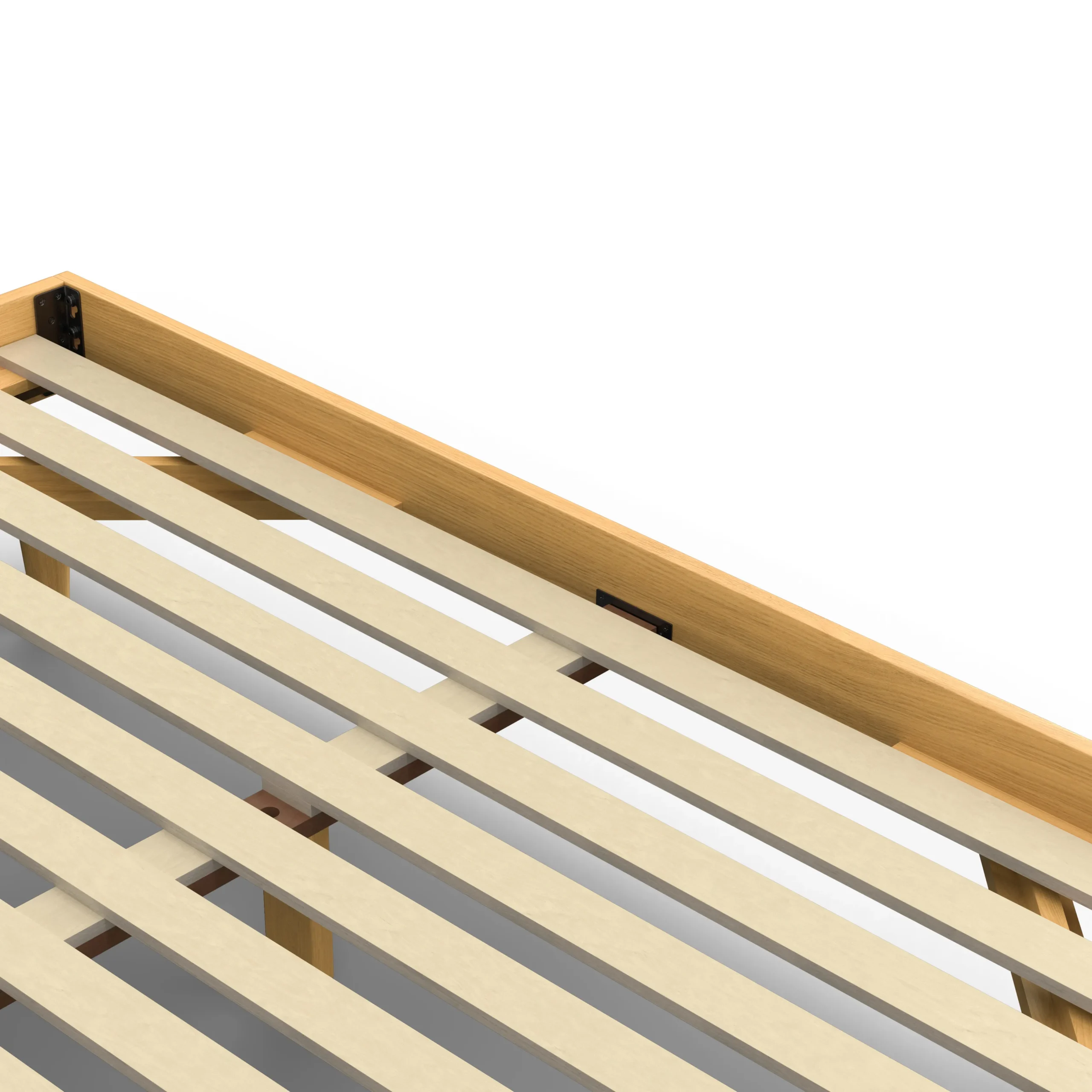 Basi Queen Bed Frame - Oak - Image 6