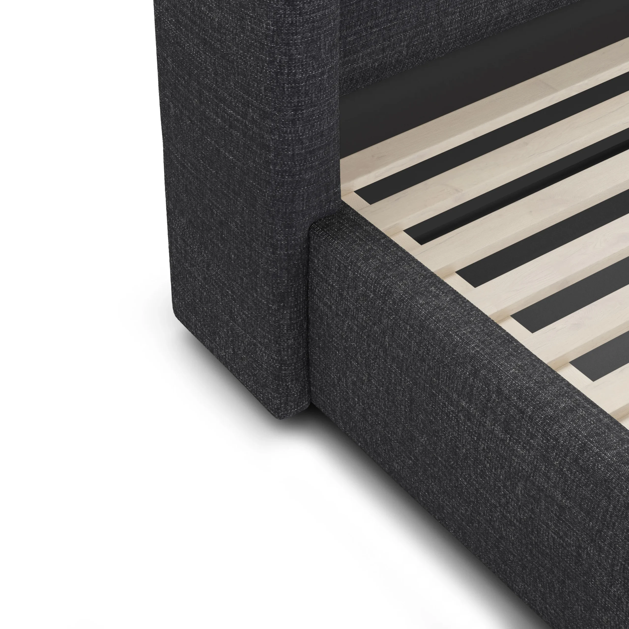 Calabri King Upholstered Bed - Napa Charcoal - Image 4