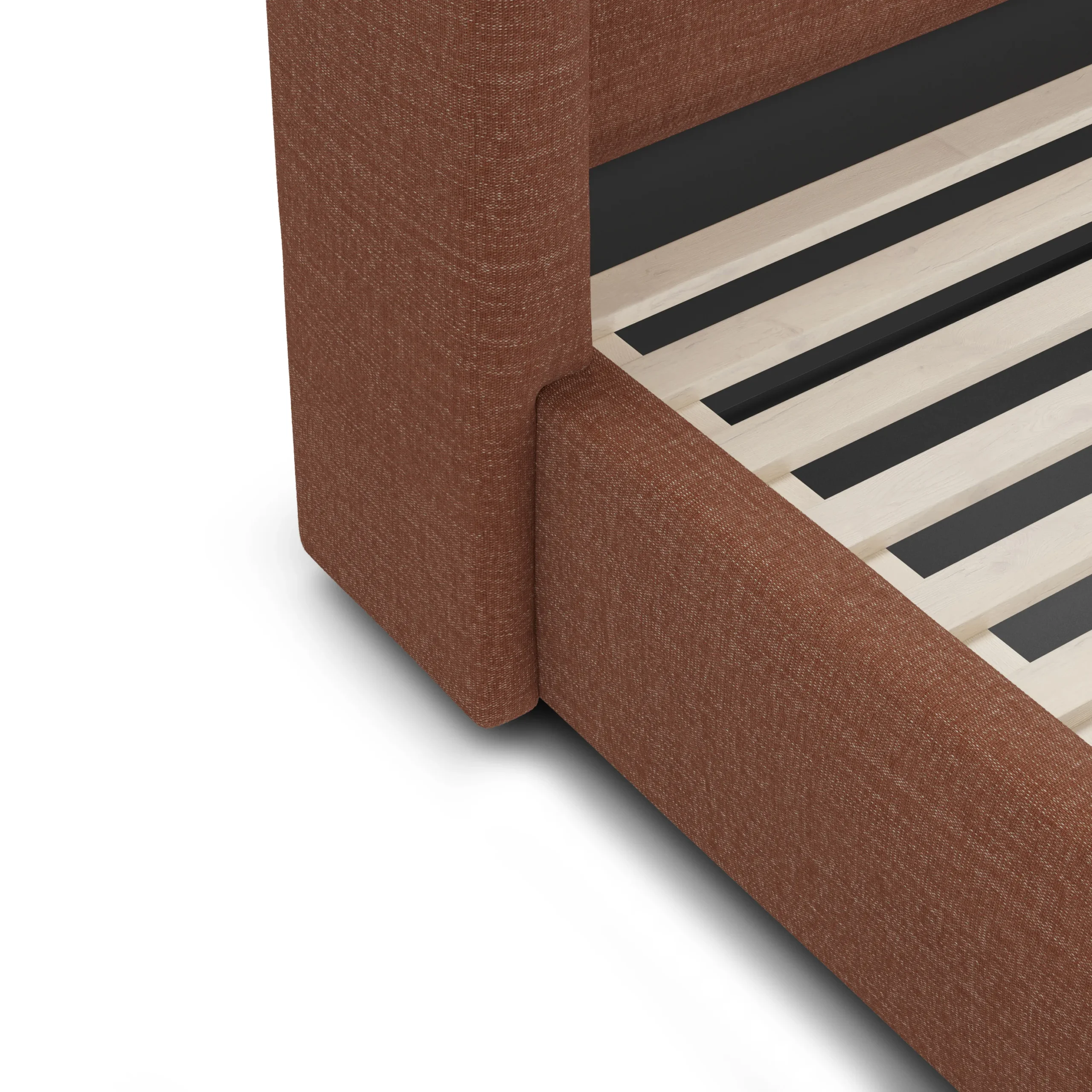 Calabri King Upholstered Bed - Napa Rust - Image 4