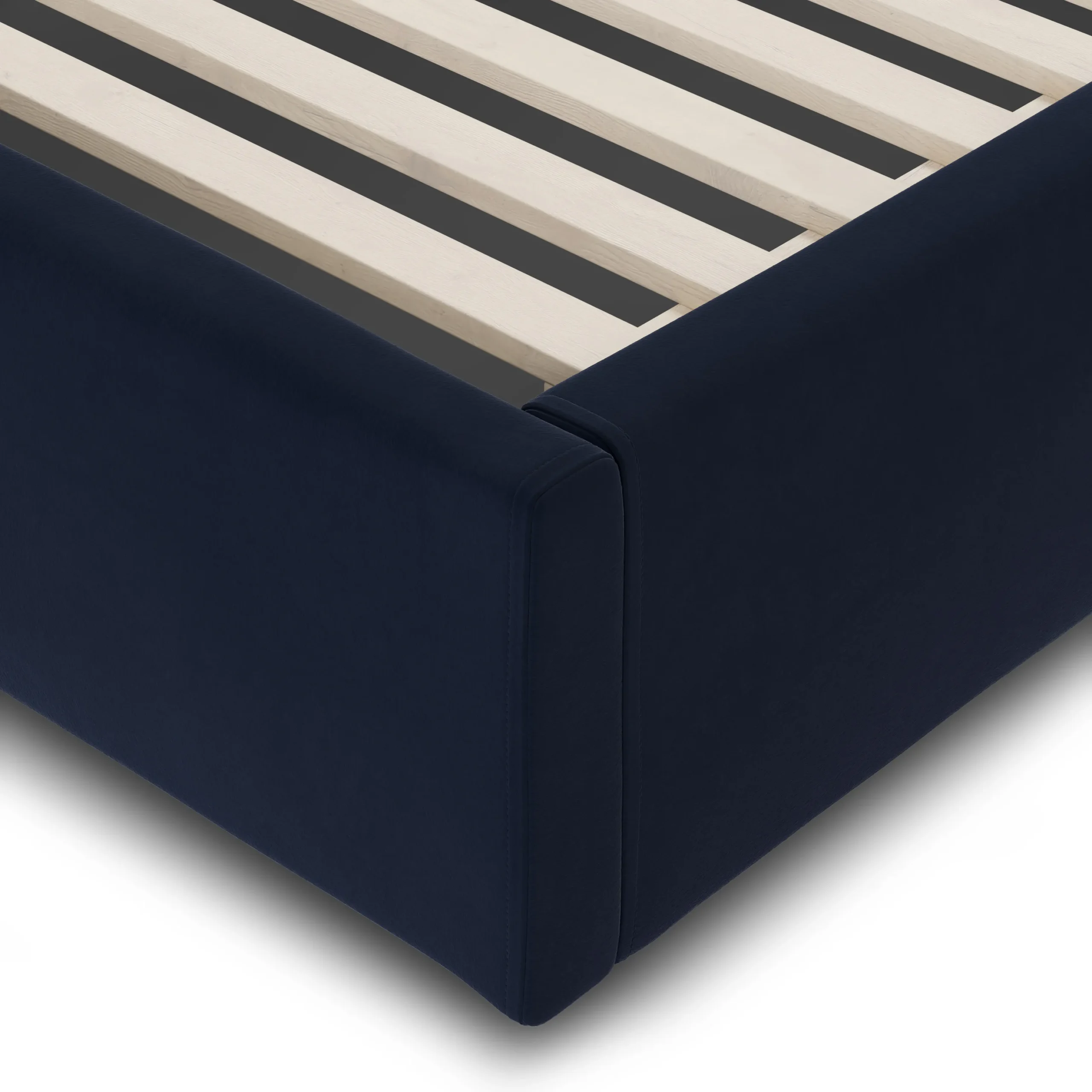 Calabri King Velvet Bed - Hale Ink - Image 4