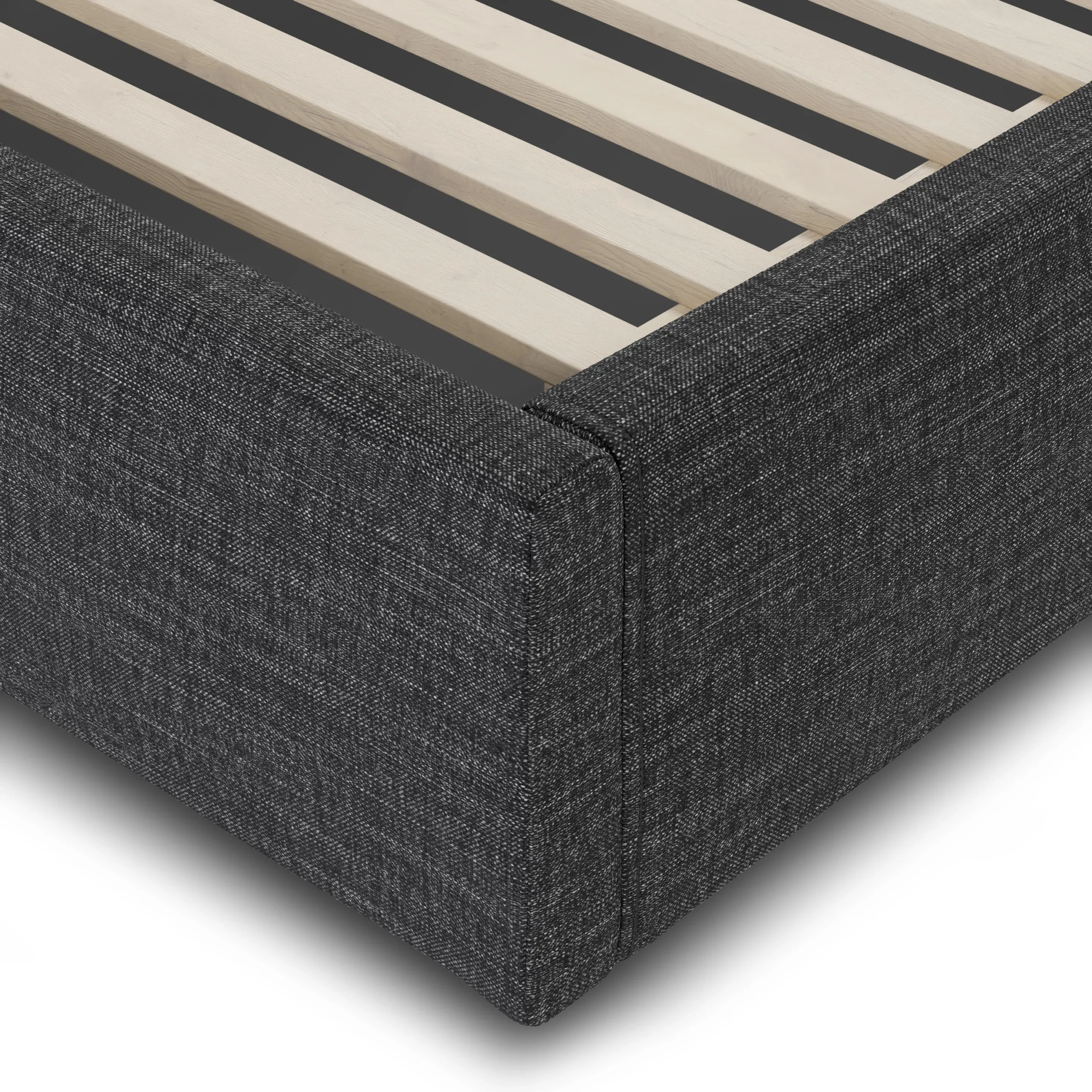 Calabri Queen Upholstered Bed - Napa Charcoal - Image 4