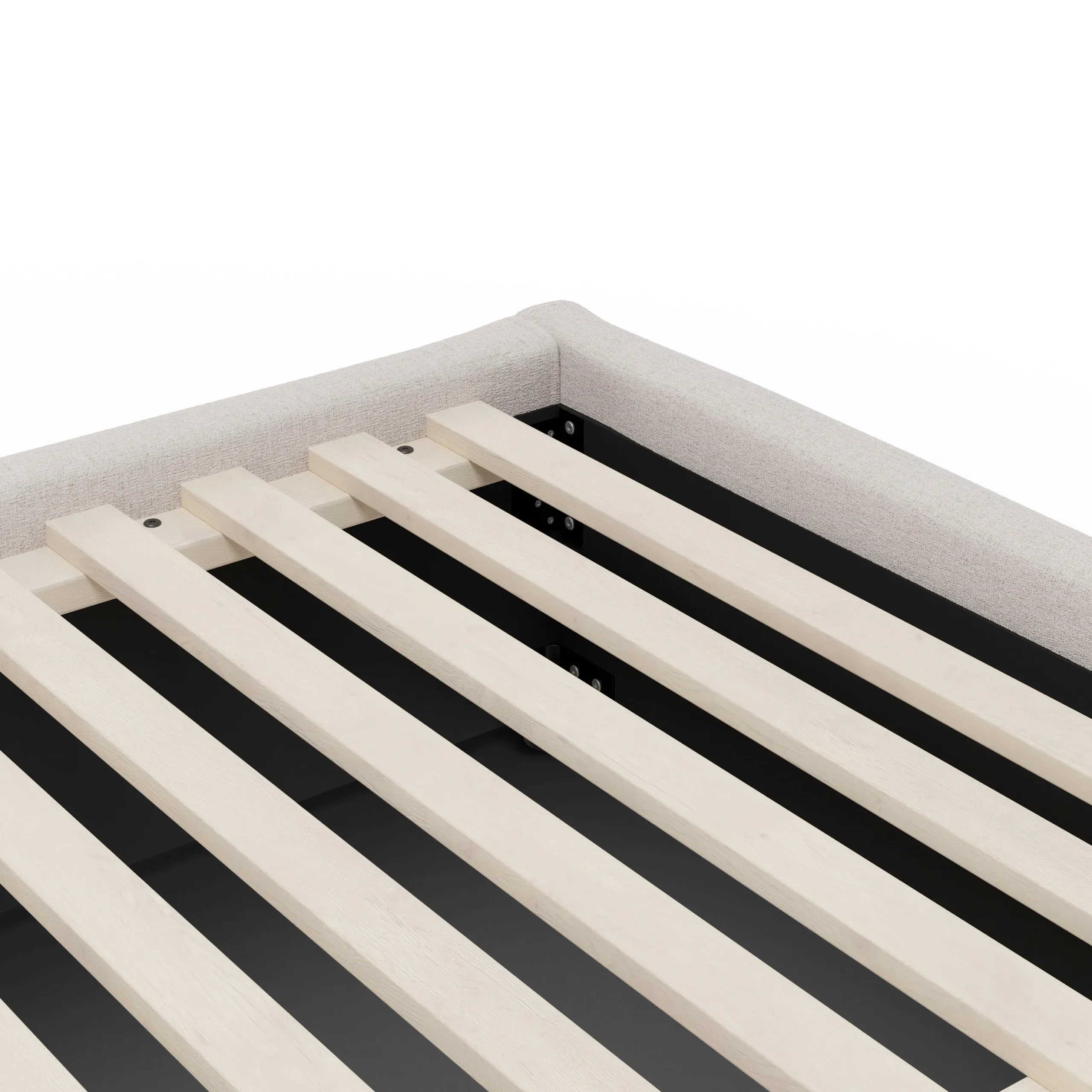 Calabri Queen Upholstered Bed - Napa White - Image 4