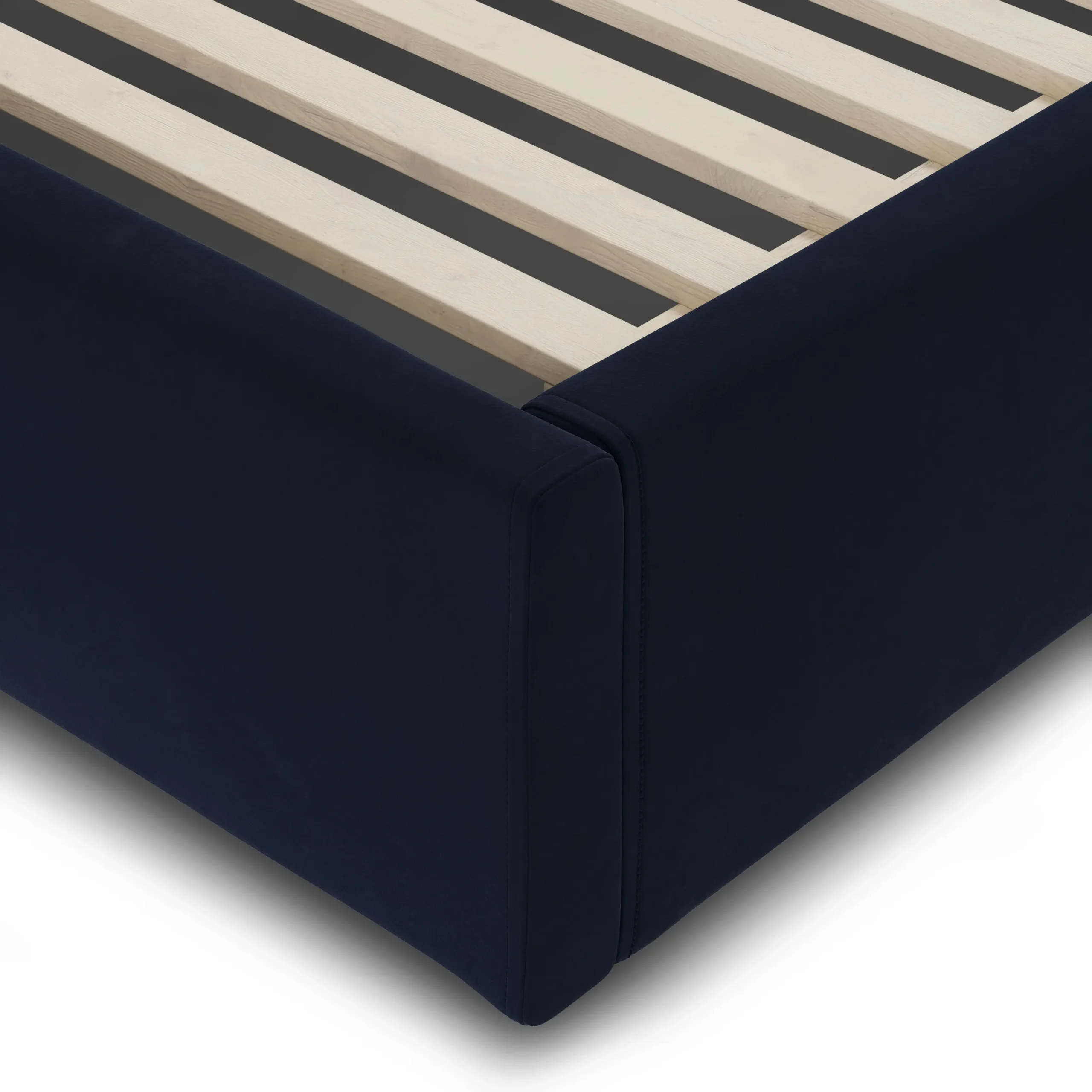 Calabri Queen Velvet Bed - Hale Ink - Image 4