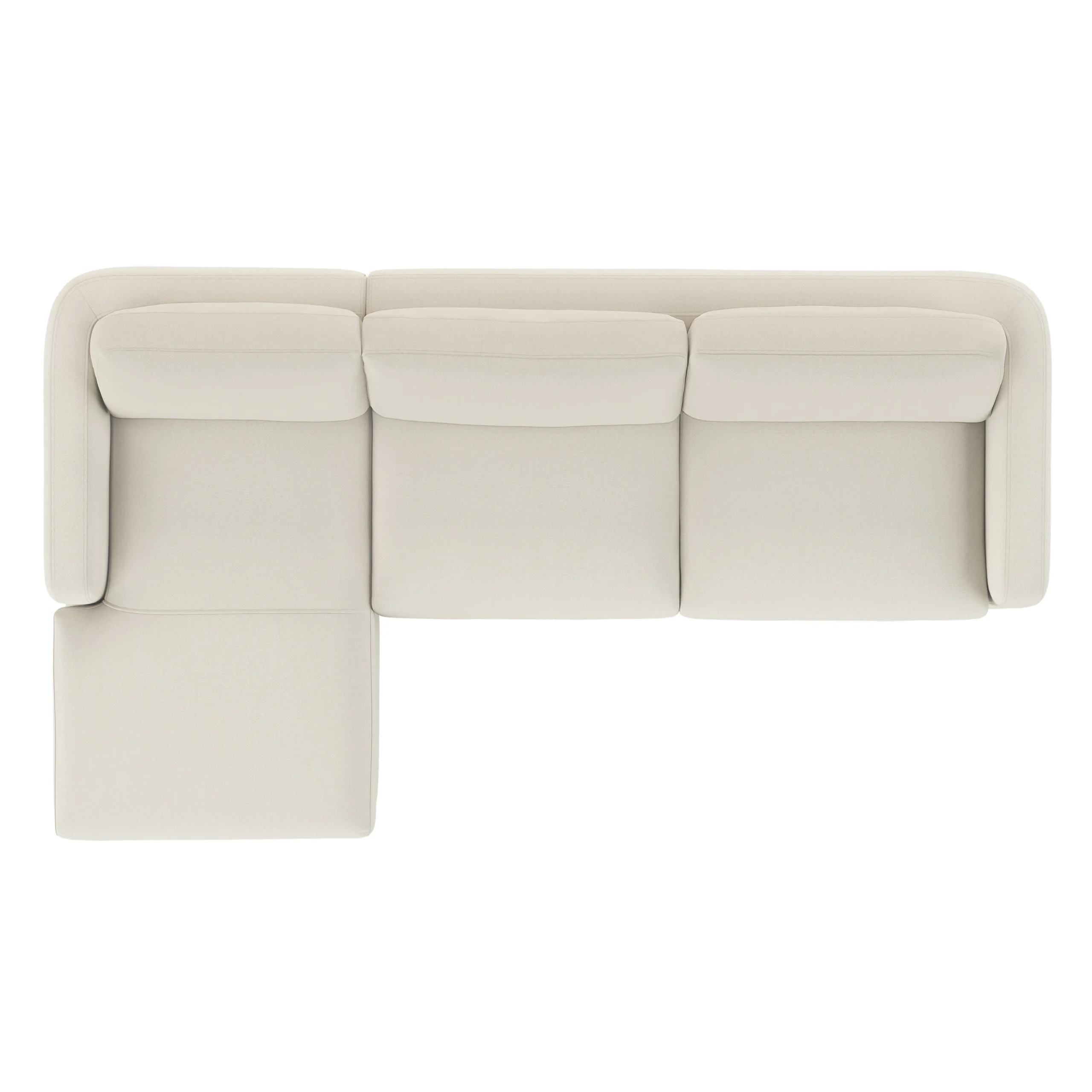 Vati 114_ Left Storage Sleeper Sectional - Natural Oak and Buckler Ivory - Image 8