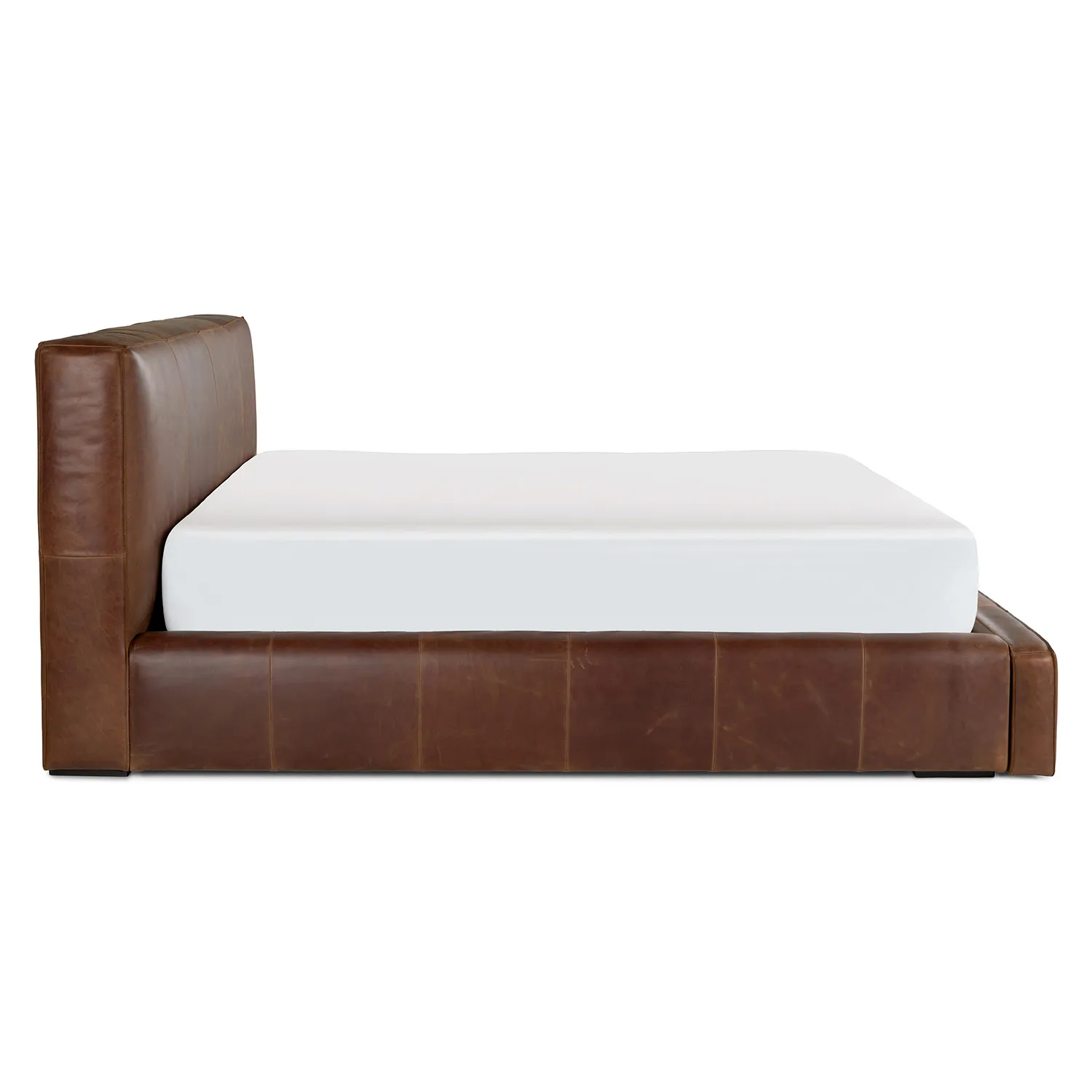 Cigar King Leather Storage Bed - Rawhide Brown - Image 7