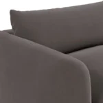 Leigh 86_ Velvet Sofa Bed - Hale Warm Gray