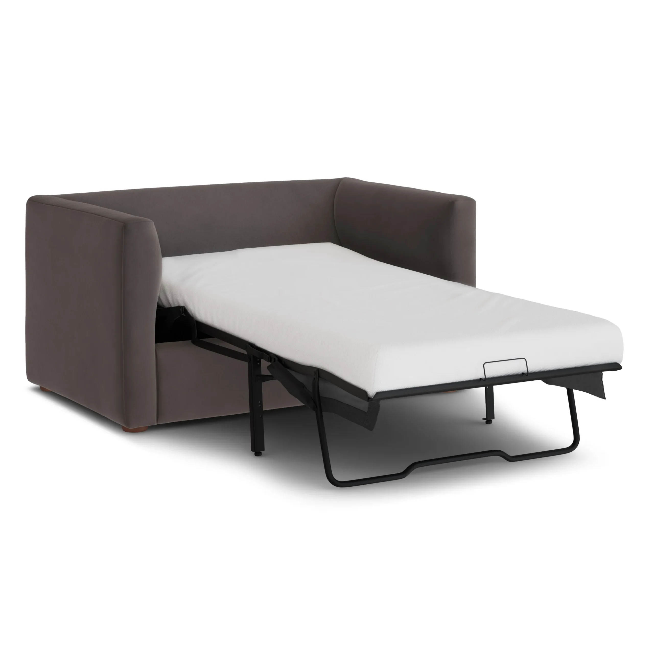 Marina 57_ Velvet Sleeper Chair - Hale Warm Gray - Image 11