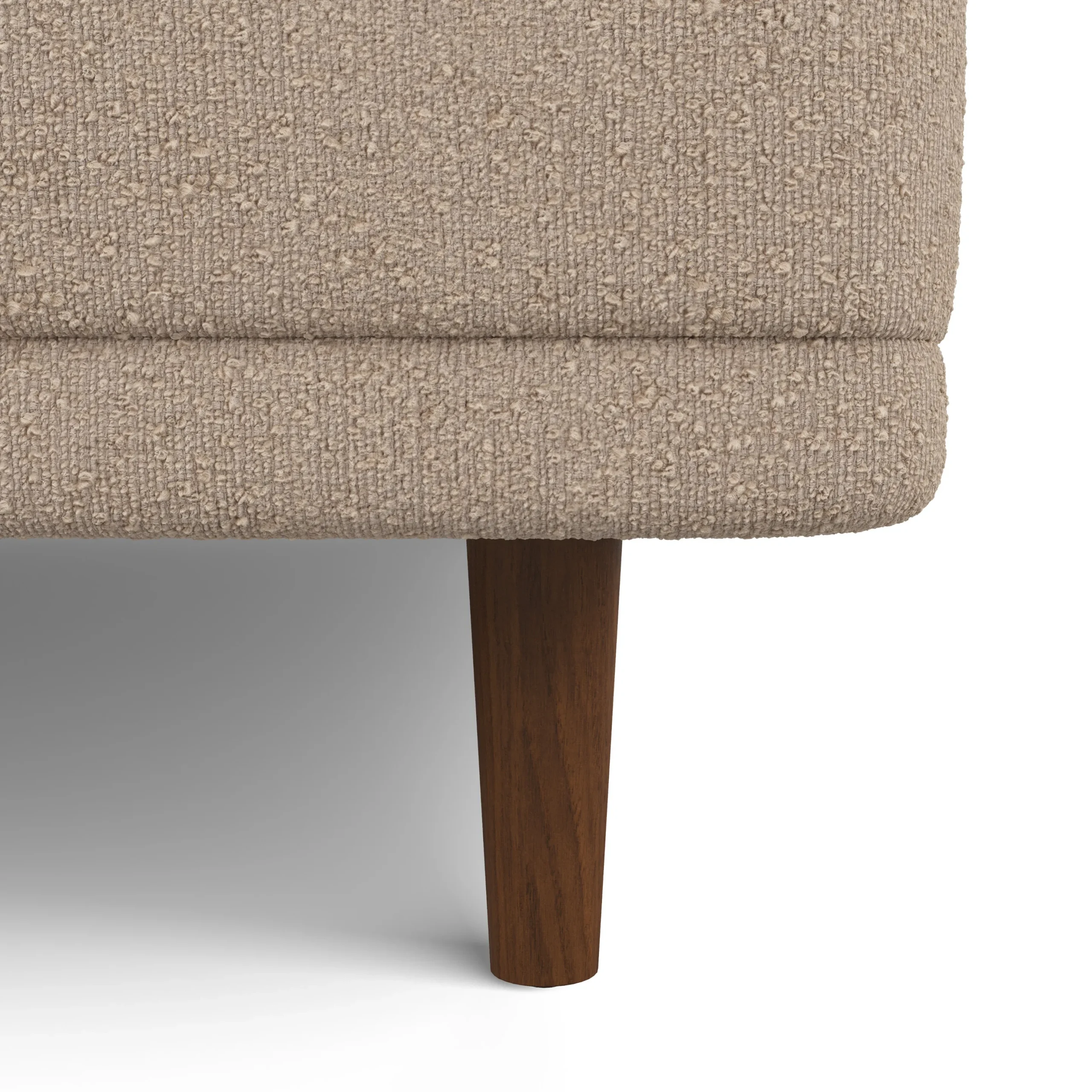 Kayra Queen Upholstered Bed - Lunaria Sandstone Bouclé - Image 5